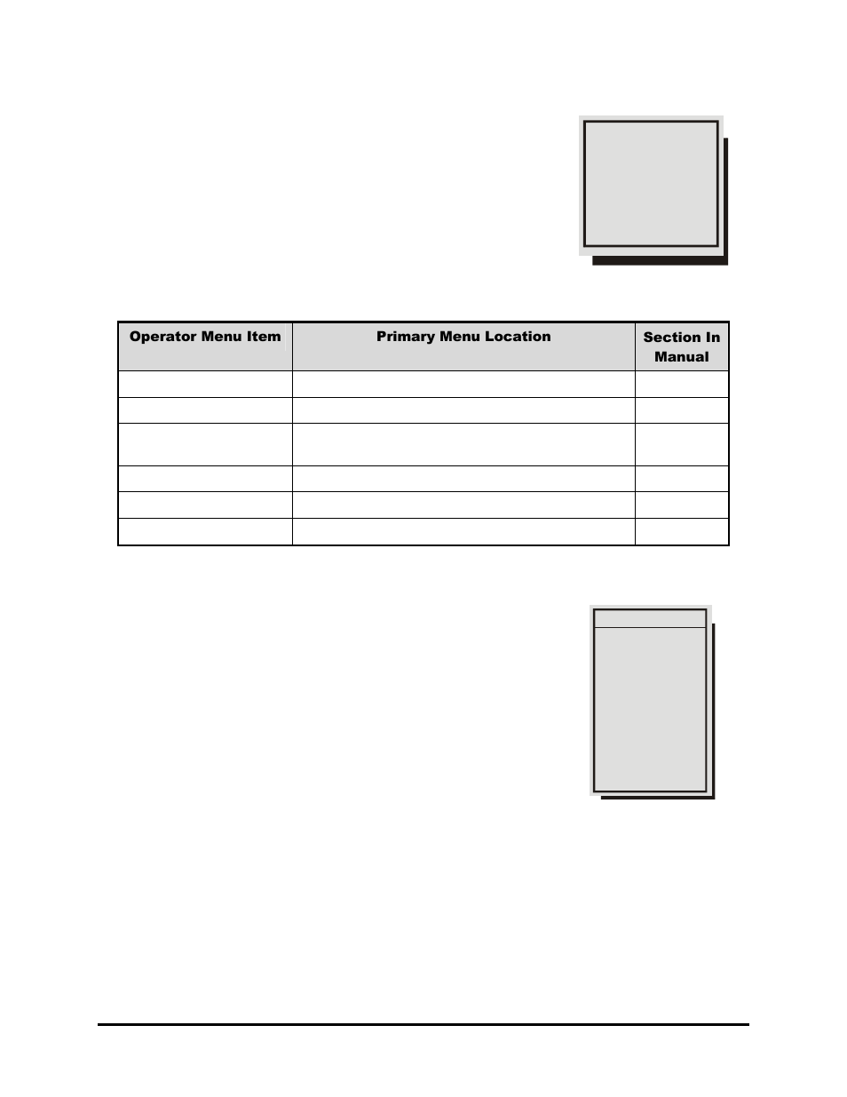 22 the operator menu, 23 the systemview menu | GE DVMRe User Manual | Page 61 / 88