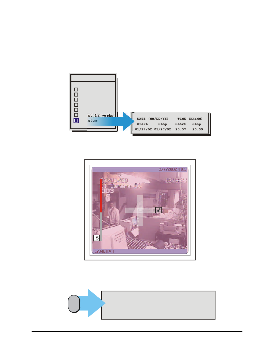 3 motion search | GE DVMRe User Manual | Page 70 / 88