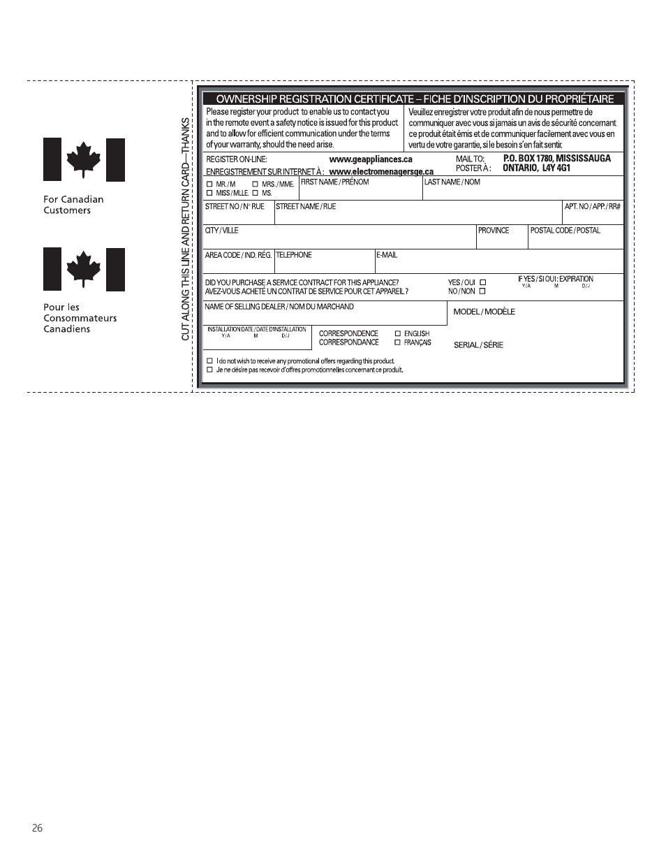 GE ZV830 User Manual | Page 26 / 40