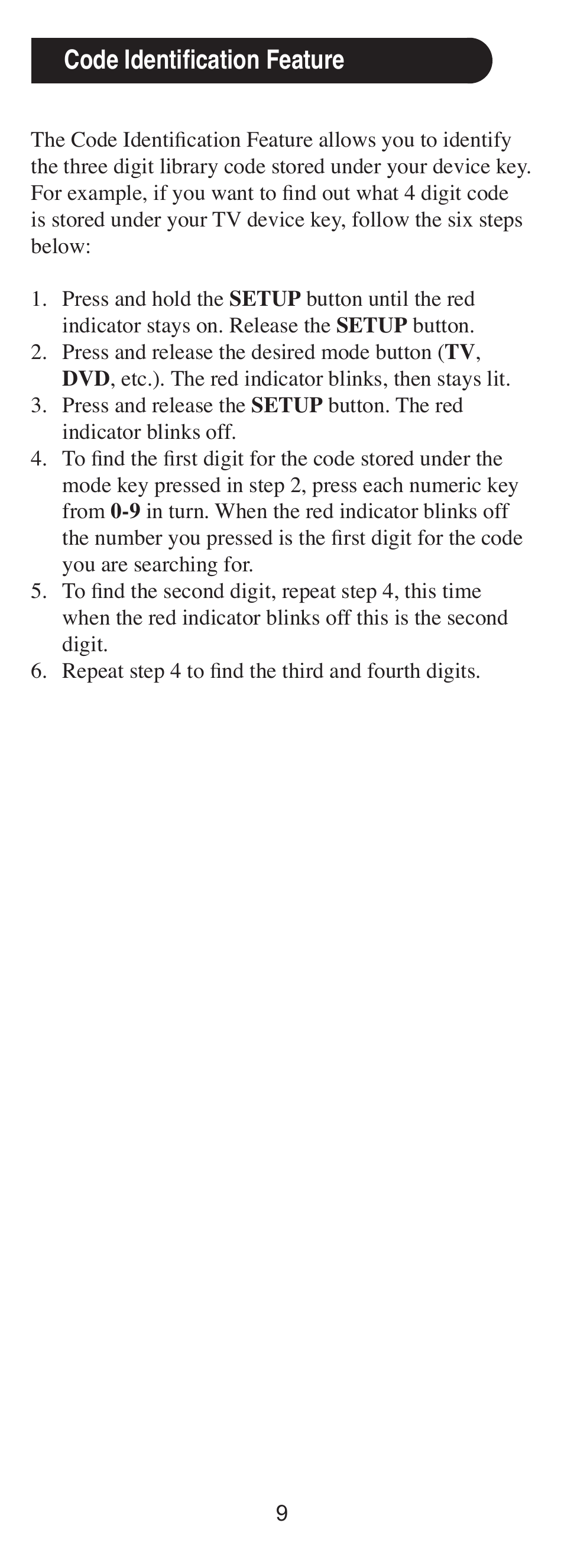 Code identification feature | GE 24929 User Manual | Page 9 / 16