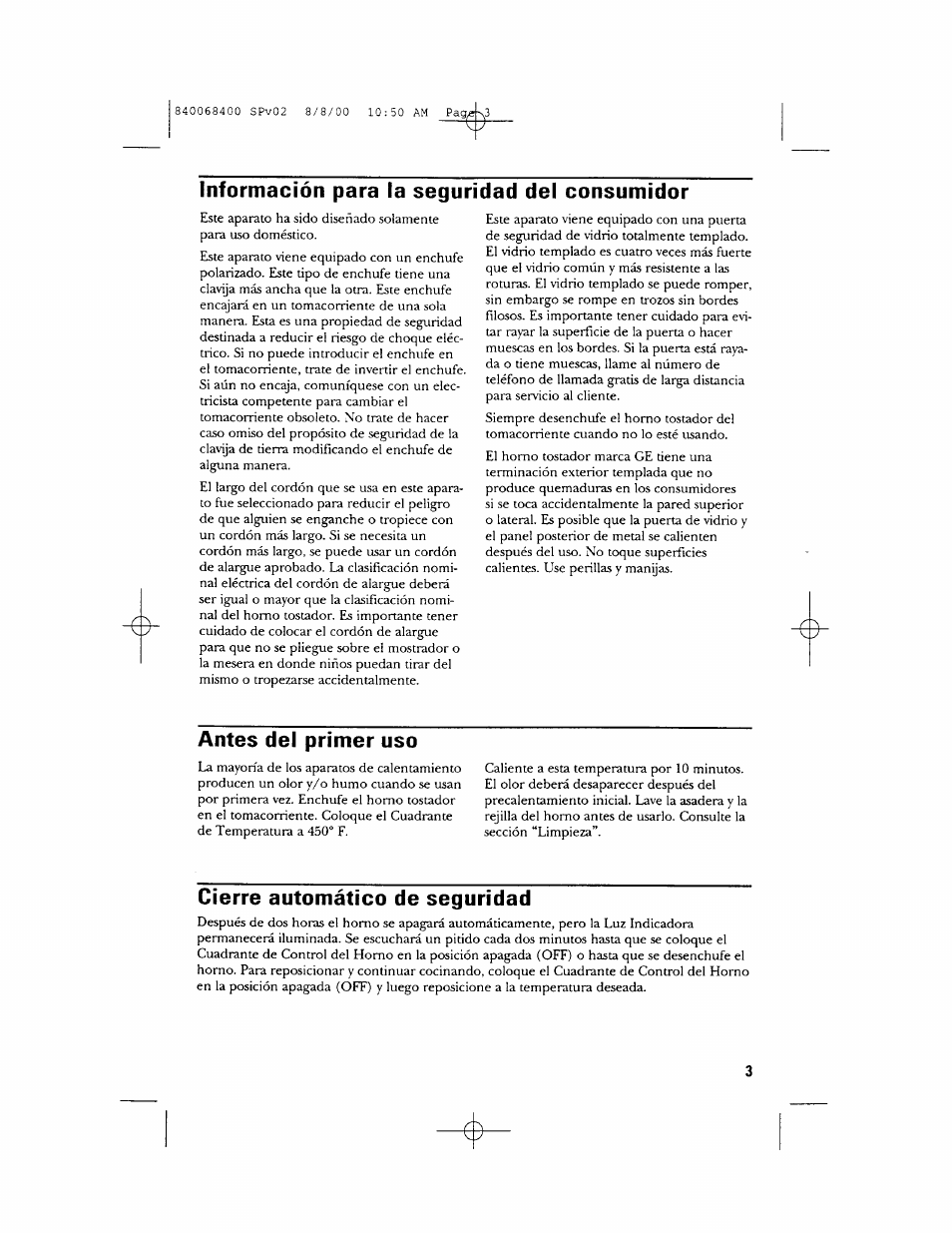 GE 106611 User Manual | Page 15 / 24