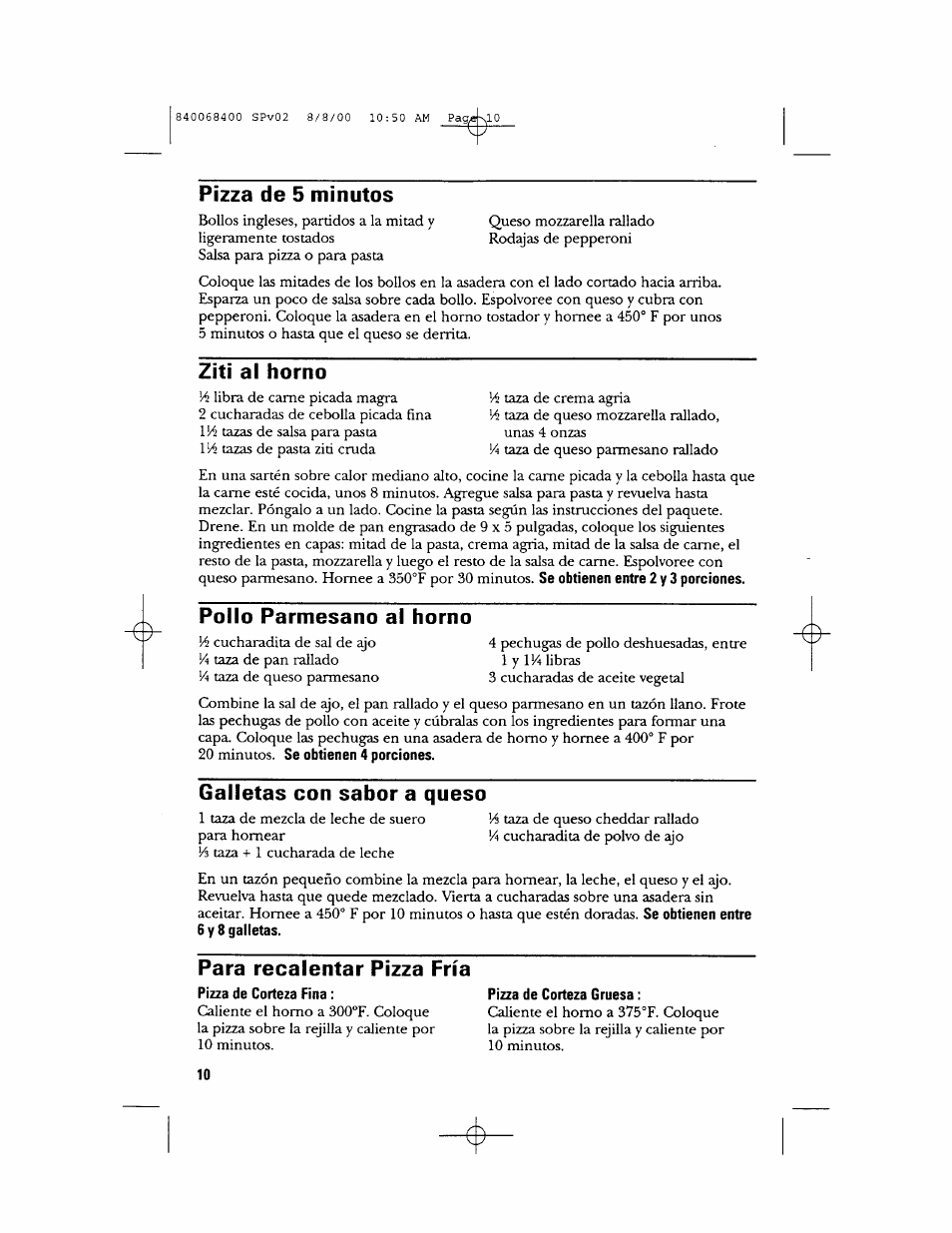 GE 106611 User Manual | Page 22 / 24