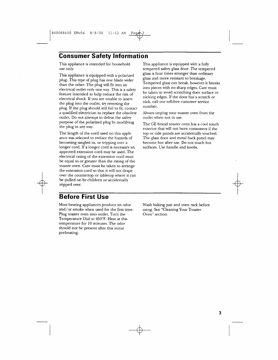 GE 106611 User Manual | Page 3 / 24