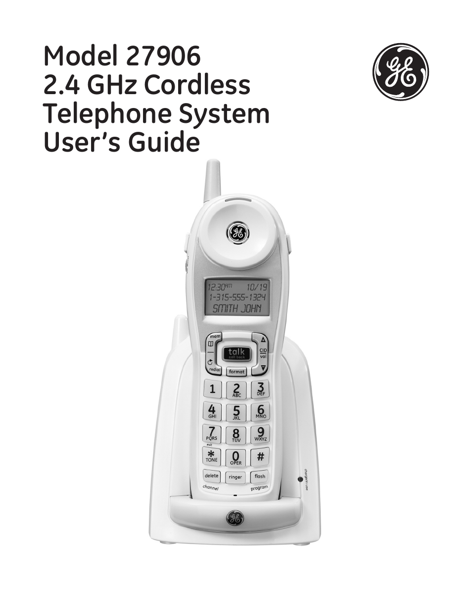 GE 00016 User Manual | 112 pages