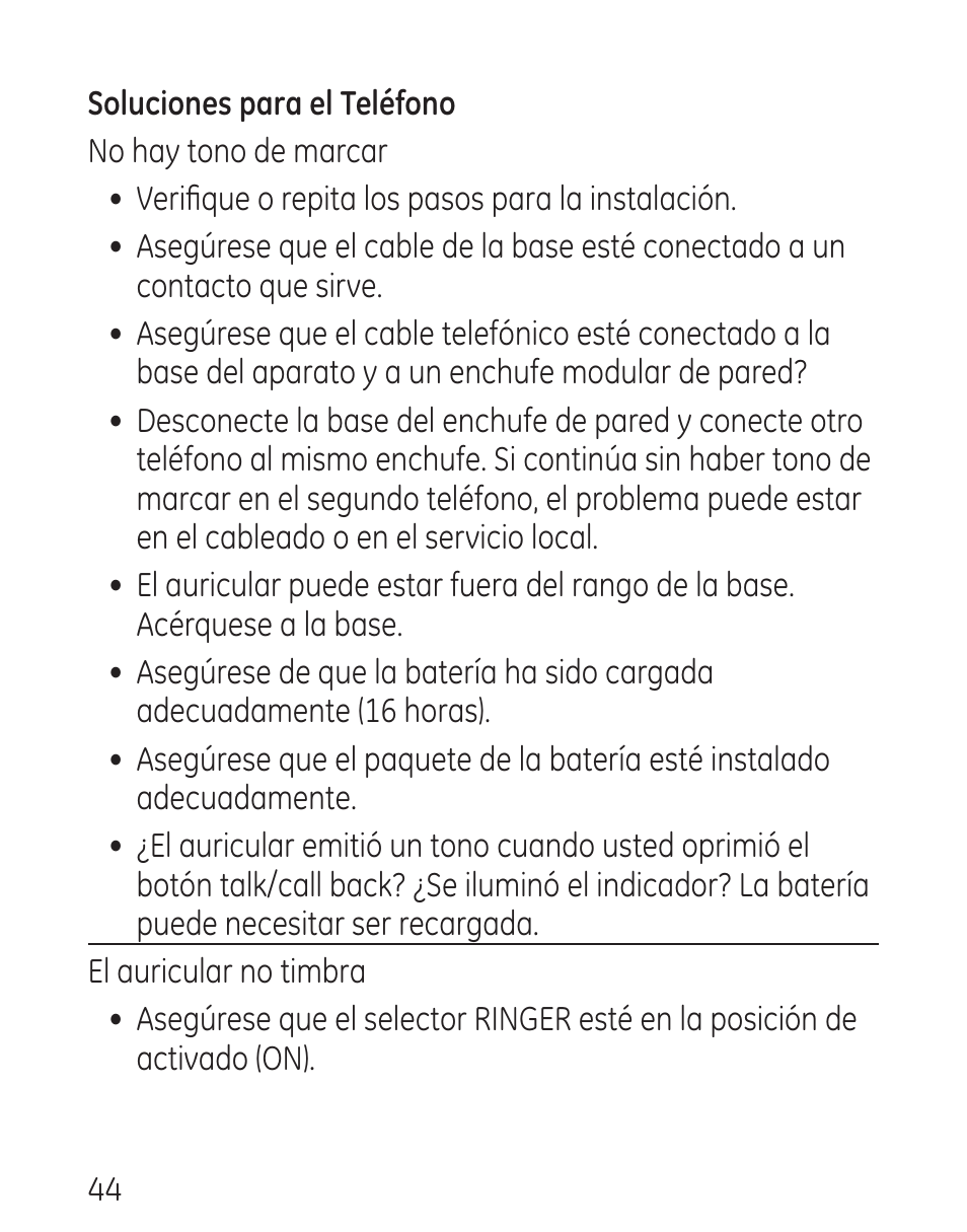 GE 00016 User Manual | Page 100 / 112