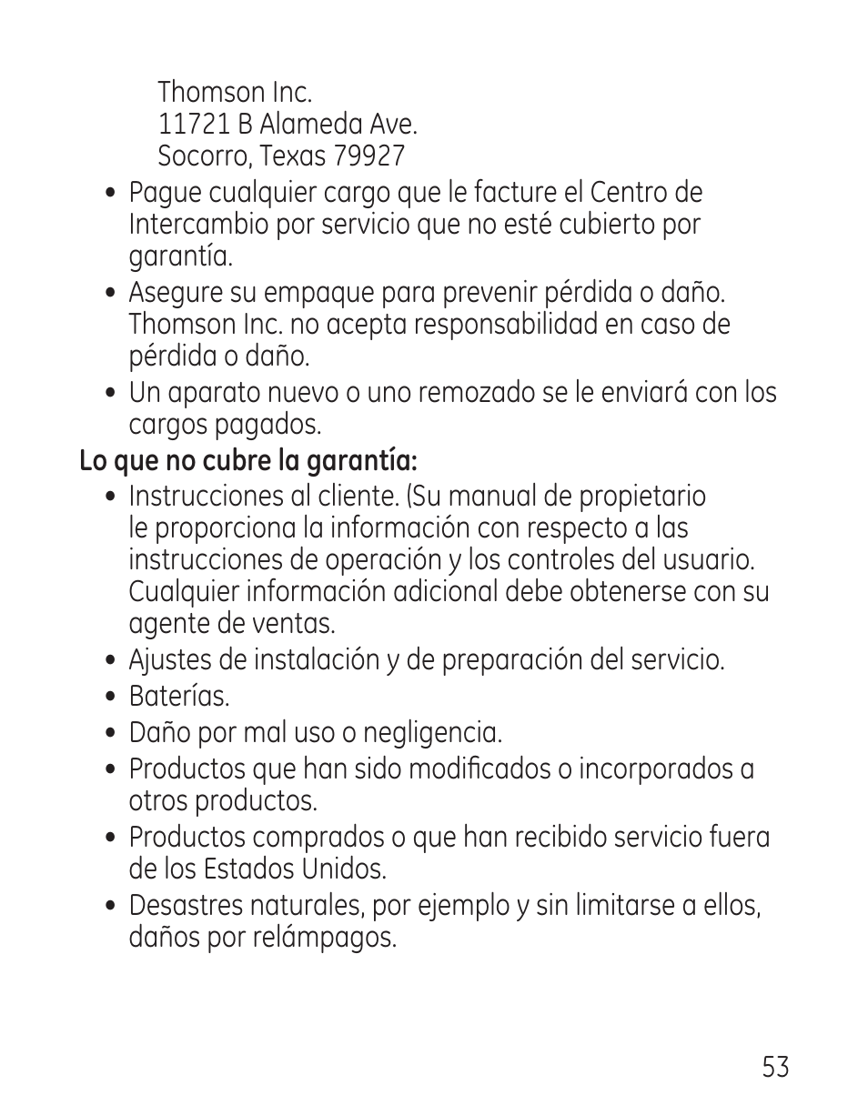 GE 00016 User Manual | Page 109 / 112