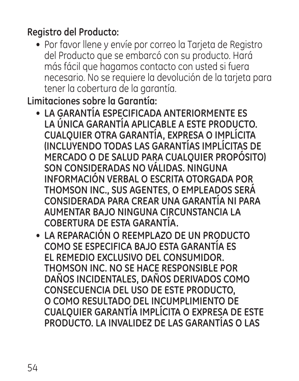GE 00016 User Manual | Page 110 / 112