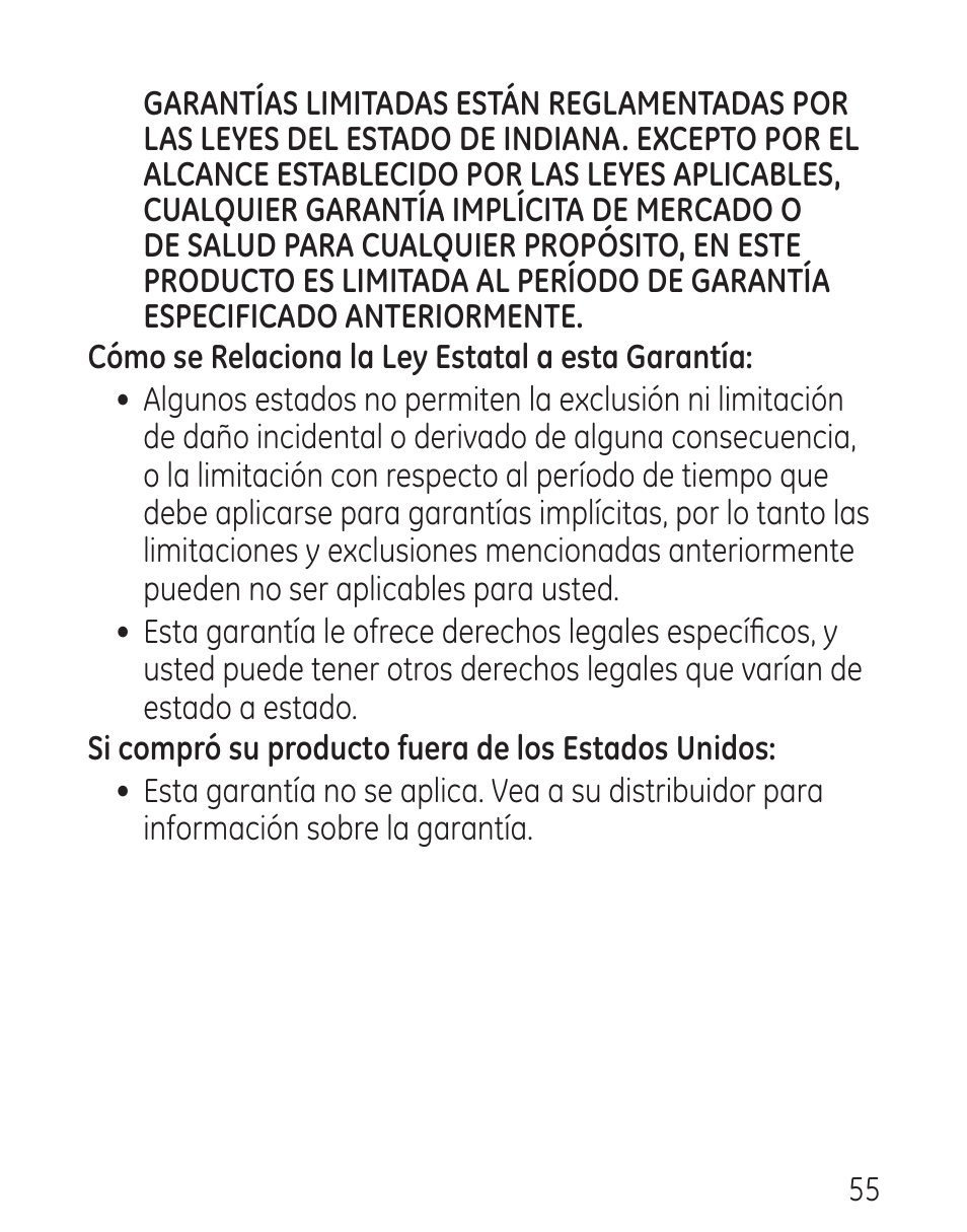 GE 00016 User Manual | Page 111 / 112