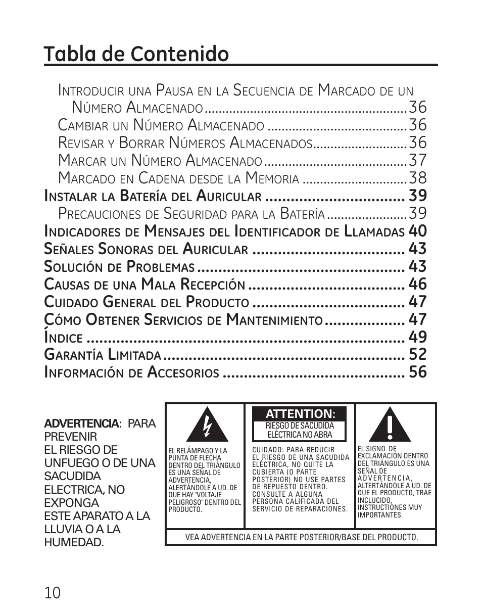 GE 00016 User Manual | Page 66 / 112