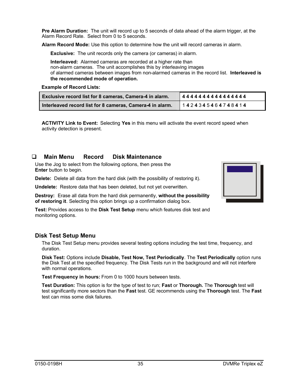 GE Triplex DVMRe 4eZT User Manual | Page 35 / 81