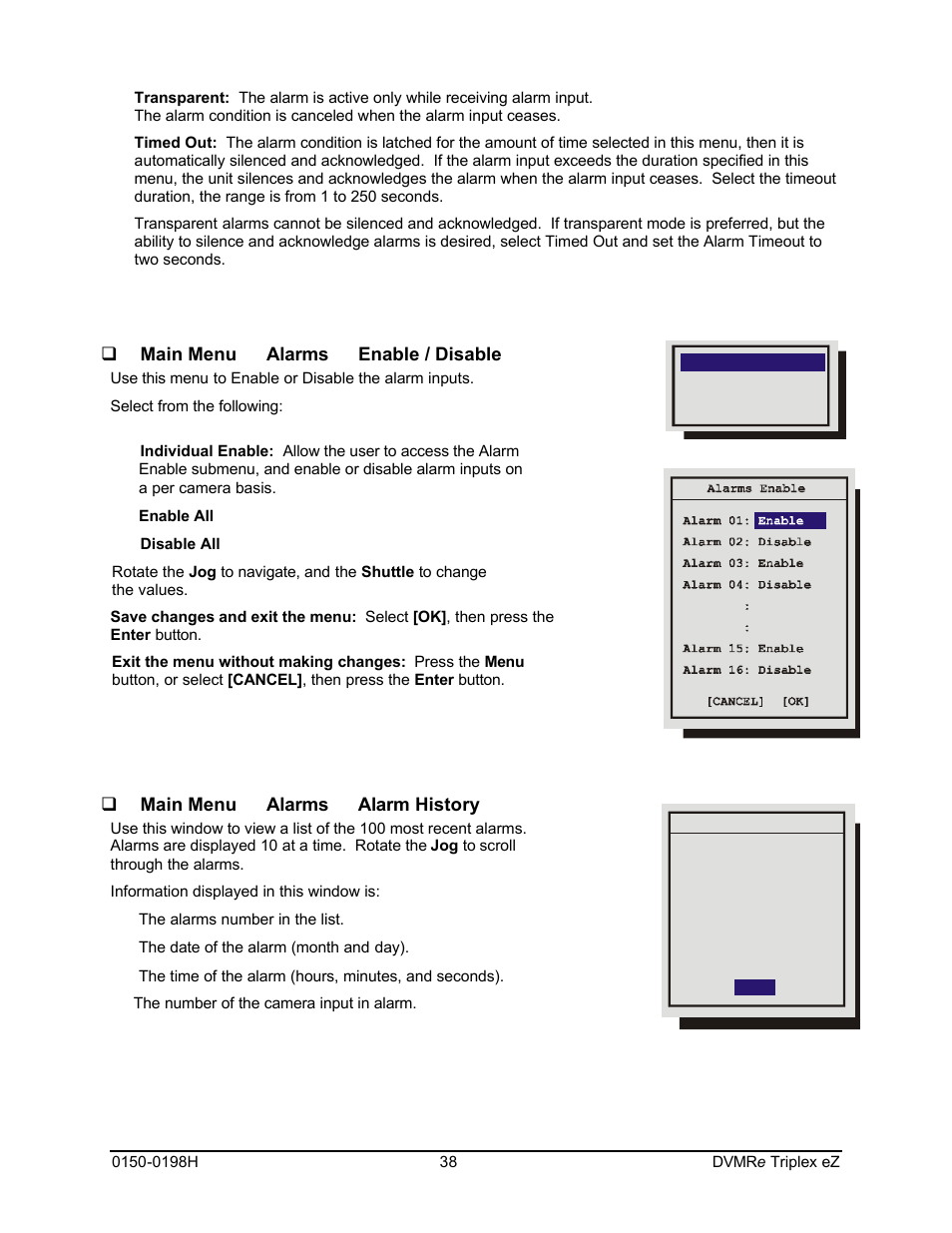 GE Triplex DVMRe 4eZT User Manual | Page 38 / 81