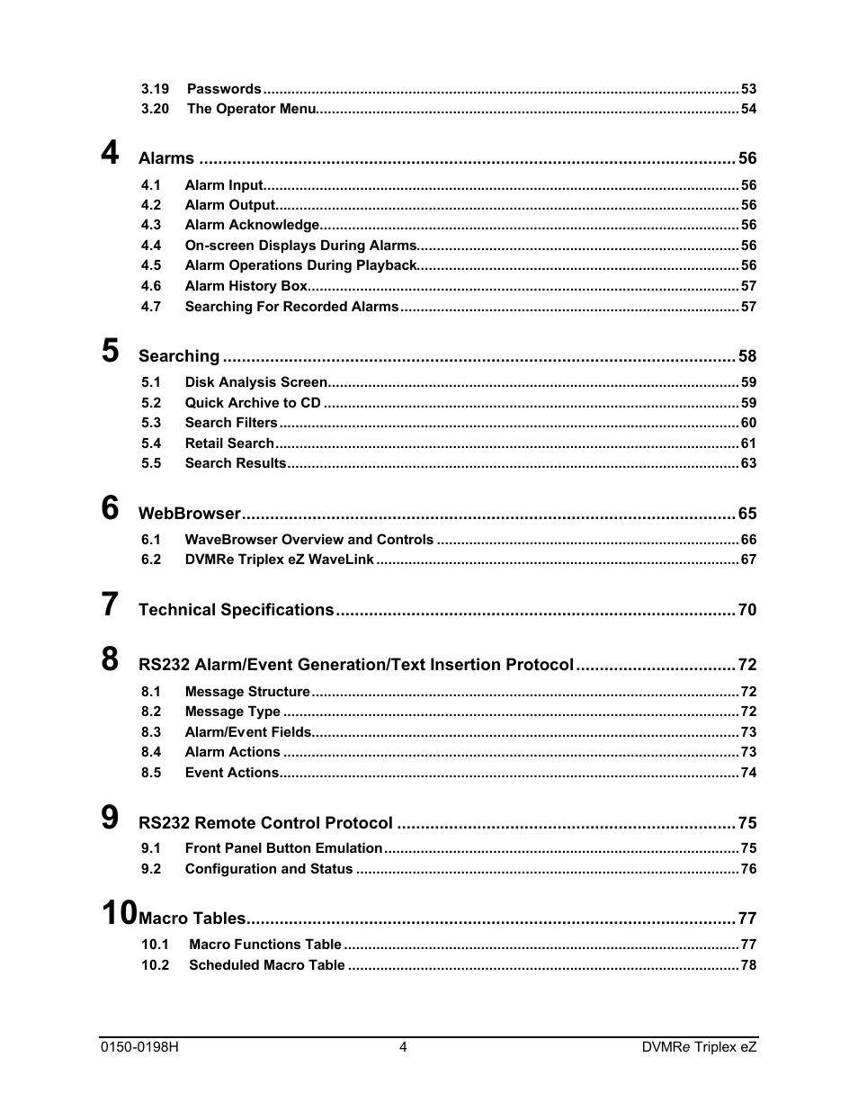 GE Triplex DVMRe 4eZT User Manual | Page 4 / 81