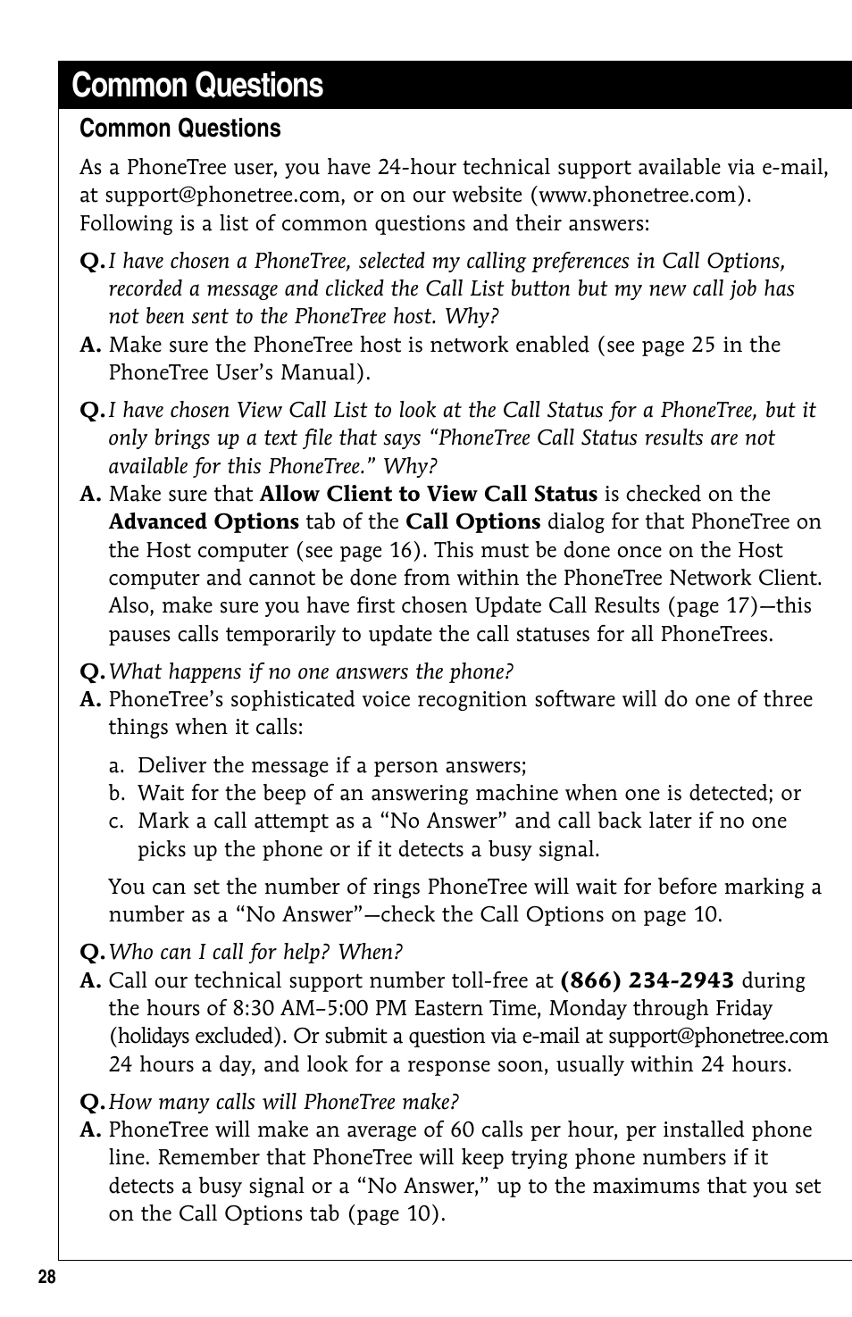 Common questions | GE 10/02 Network User Manual | Page 28 / 32