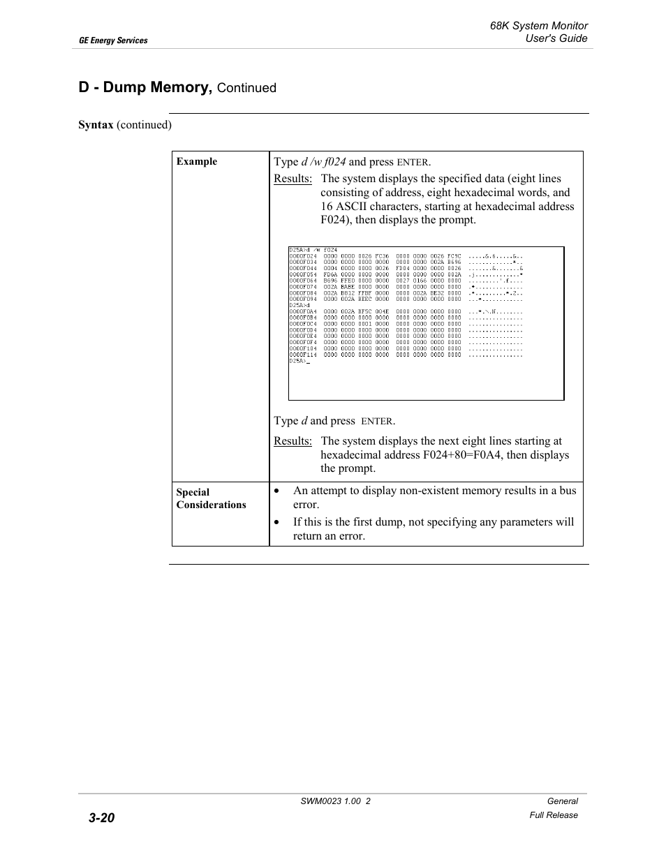 GE 68K System User Manual | Page 46 / 112
