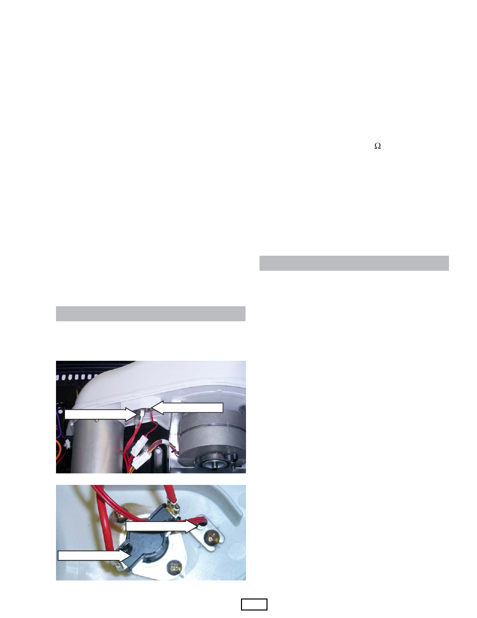 Outlet thermistor, Outlet thermostat | GE DPGT750EC/GC User Manual | Page 31 / 63