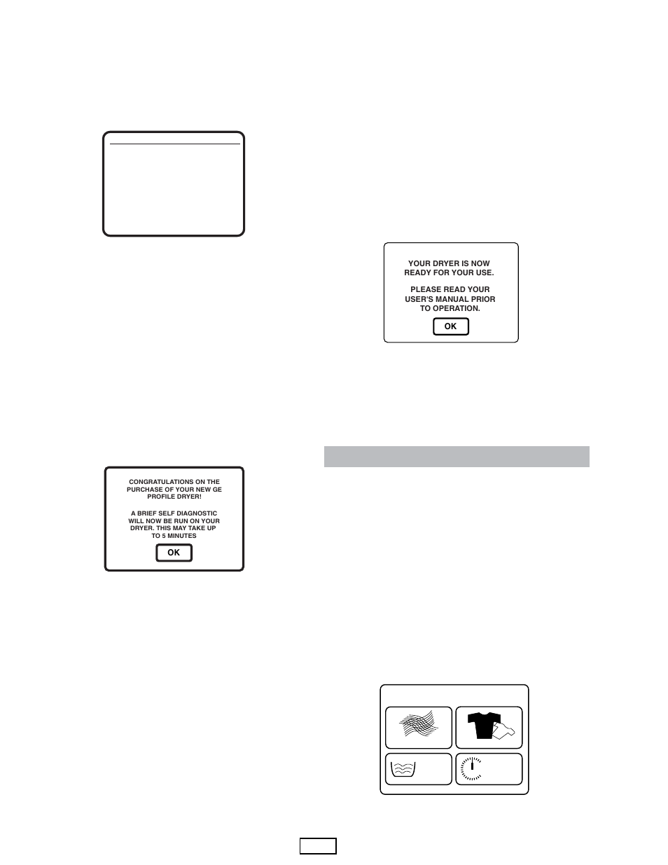 Factory test mode, 36 – factory test mode | GE DPGT750EC/GC User Manual | Page 36 / 63