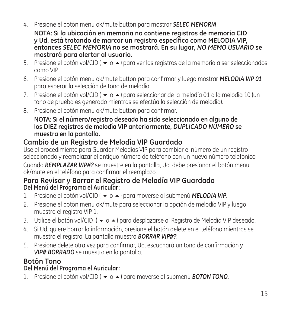 GE 28115 User Manual | Page 57 / 84