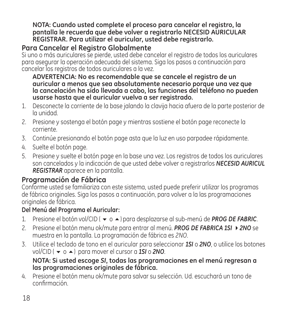 GE 28115 User Manual | Page 60 / 84