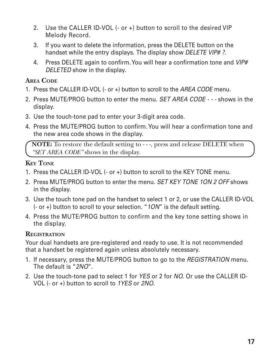 GE 25831 User Manual | Page 17 / 88