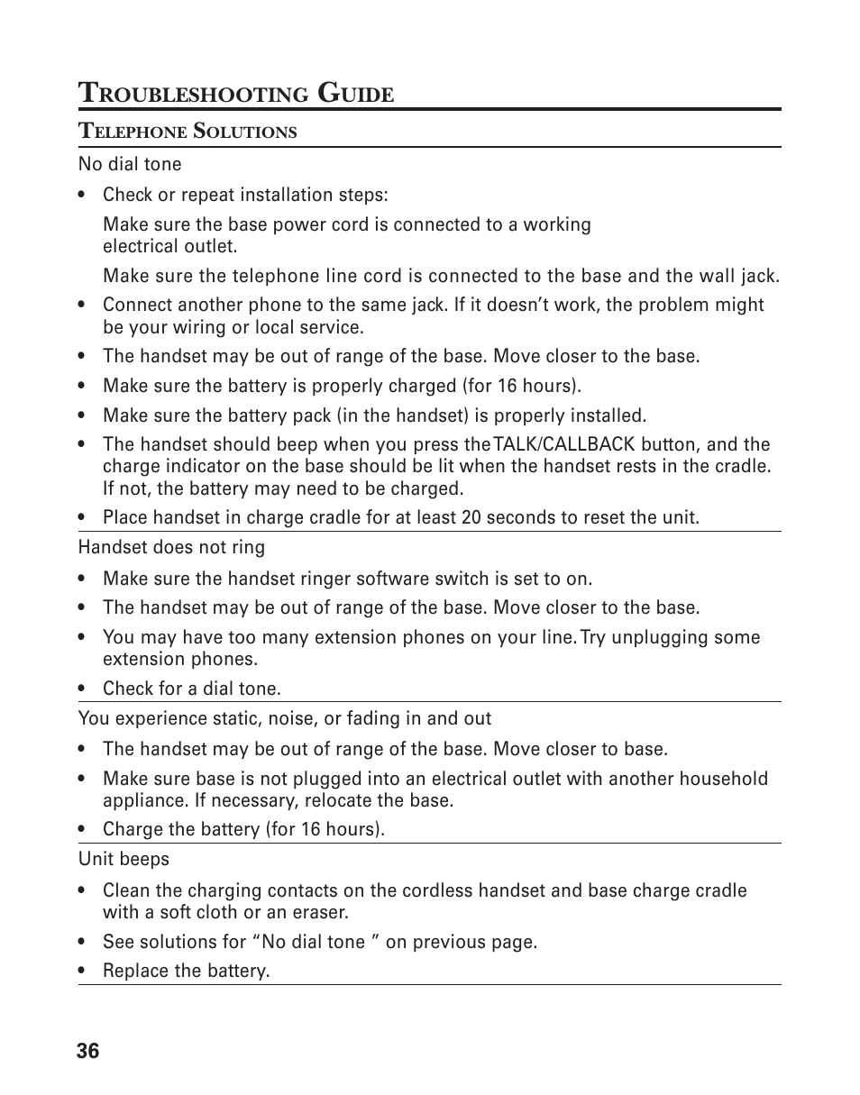 GE 25831 User Manual | Page 36 / 88