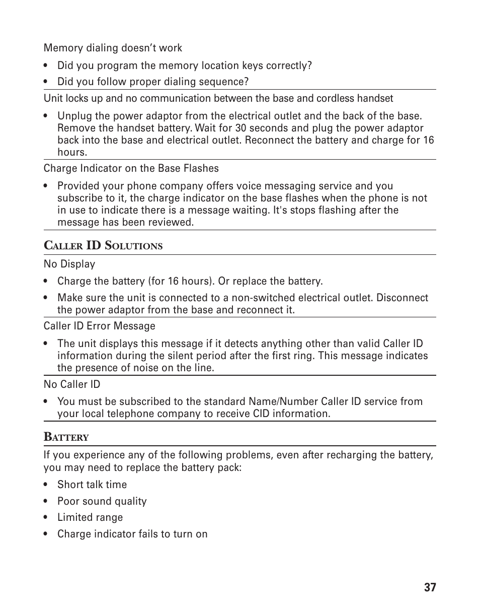 Id s | GE 25831 User Manual | Page 37 / 88