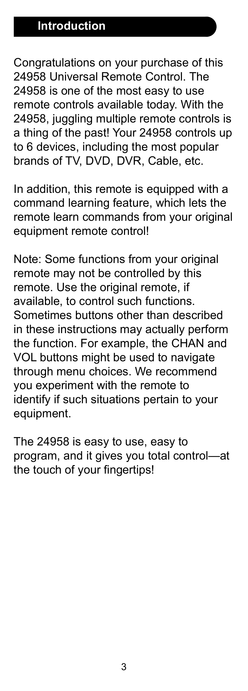 GE 24958 User Manual | Page 3 / 20