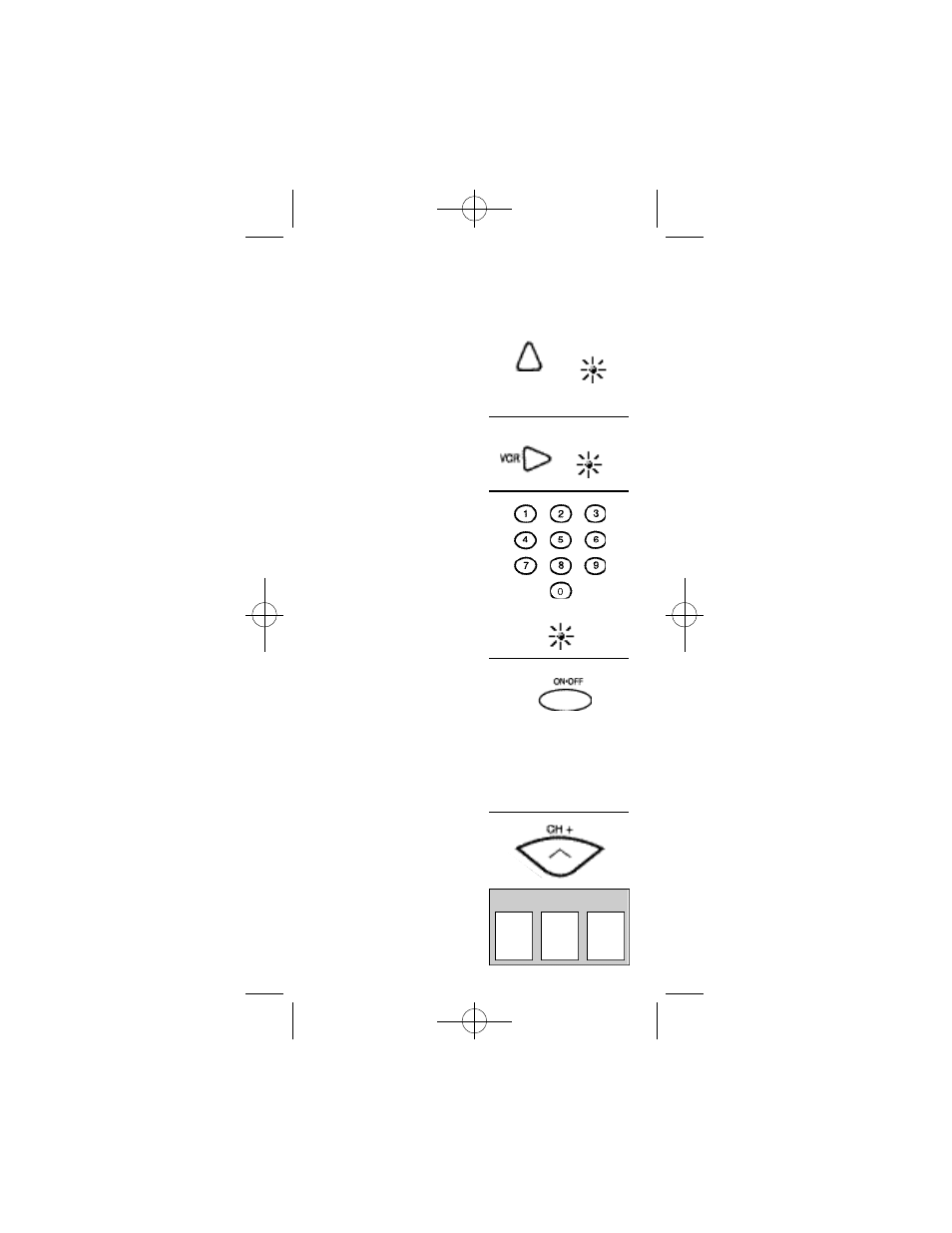 Programming for vcr | GE RM94906 User Manual | Page 6 / 36