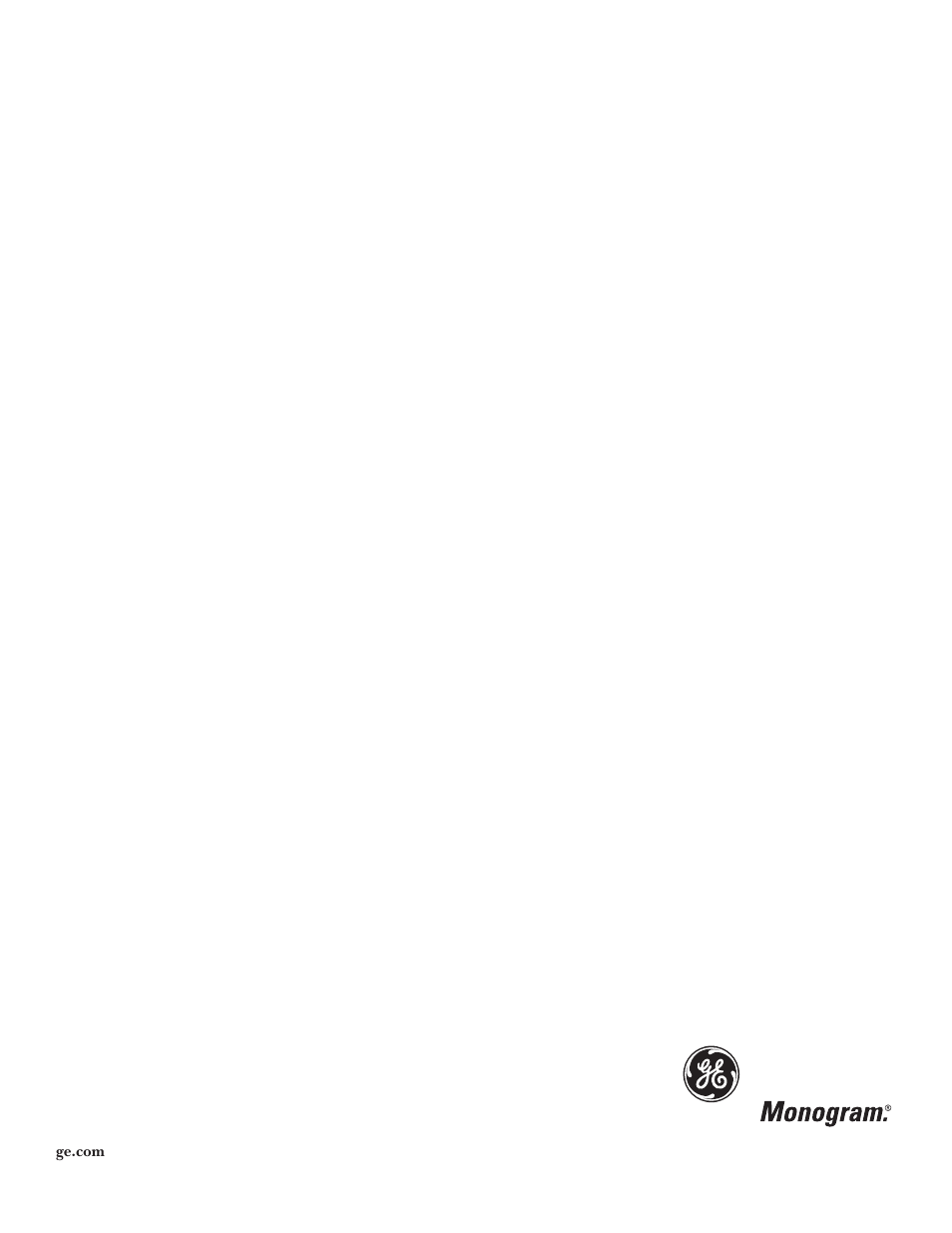 GE ZV48 User Manual | 12 pages