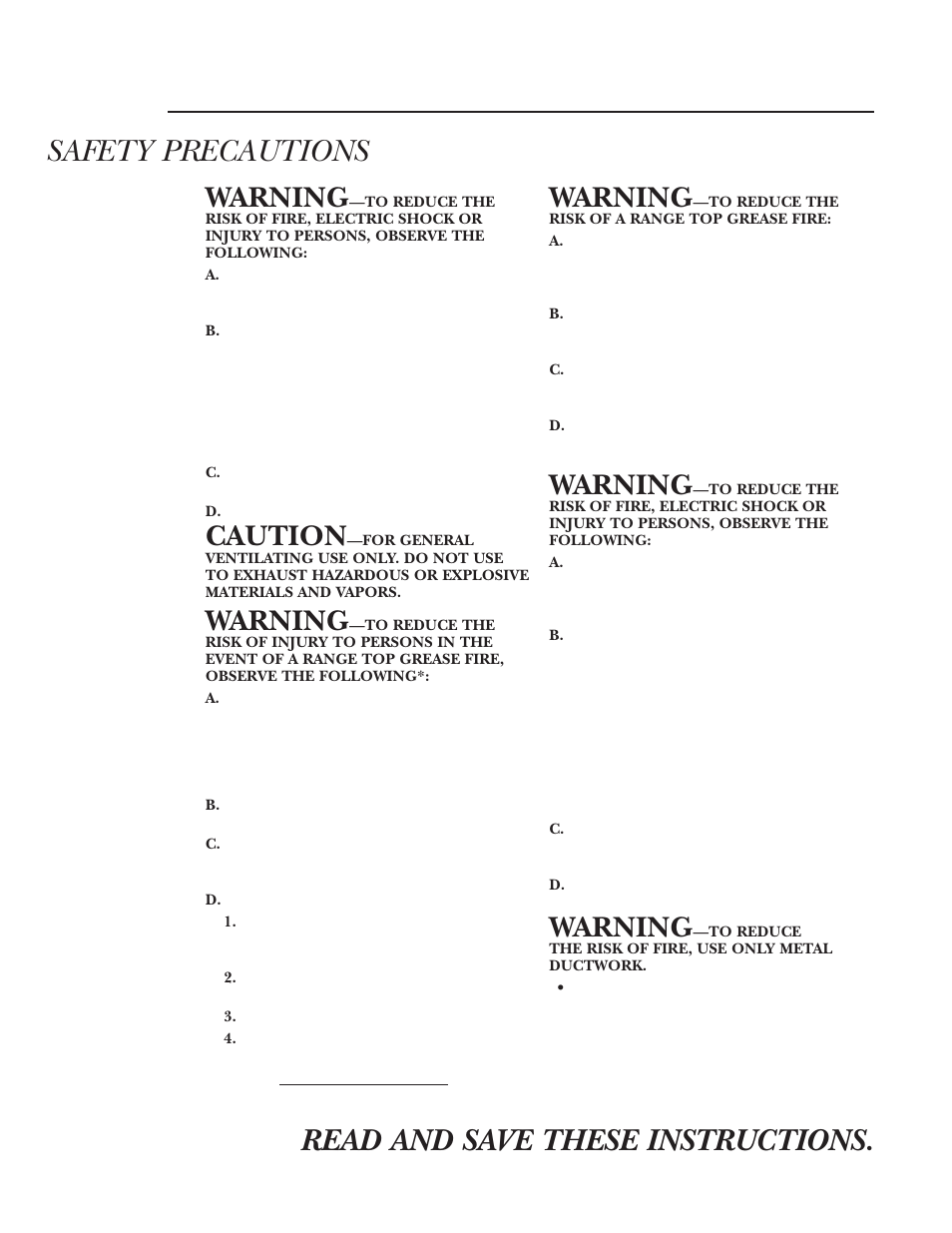 Safety instructions, Safety instructions , 4, Warning | Caution | GE ZV48 User Manual | Page 3 / 12