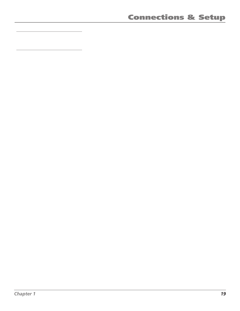 Connections & setup | GE RCA High Definition Television User Manual | Page 21 / 64