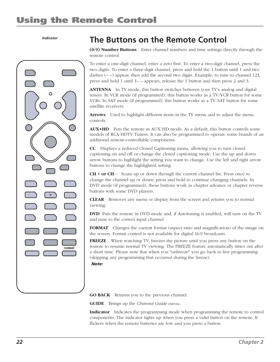 GE RCA High Definition Television User Manual | Page 24 / 64