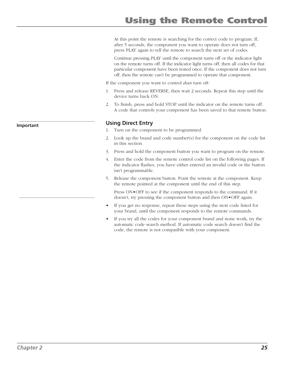 Using the remote control | GE RCA High Definition Television User Manual | Page 27 / 64