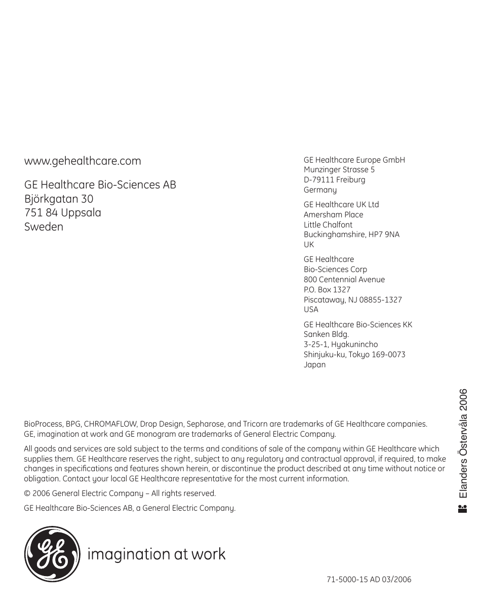 GE 71-5000-15 AD User Manual | Page 12 / 12