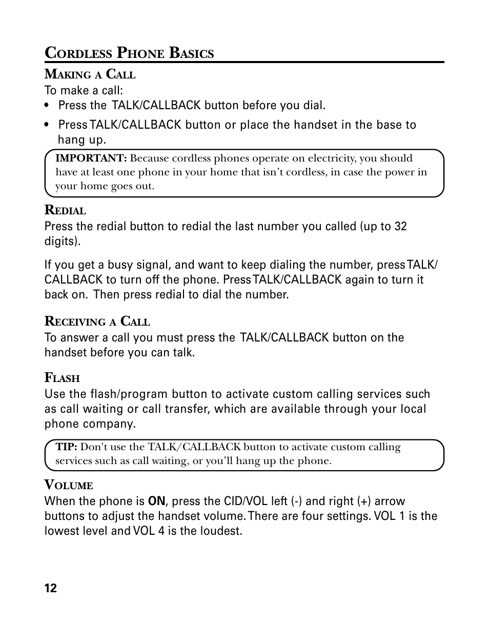 GE 26998 User Manual | Page 12 / 68