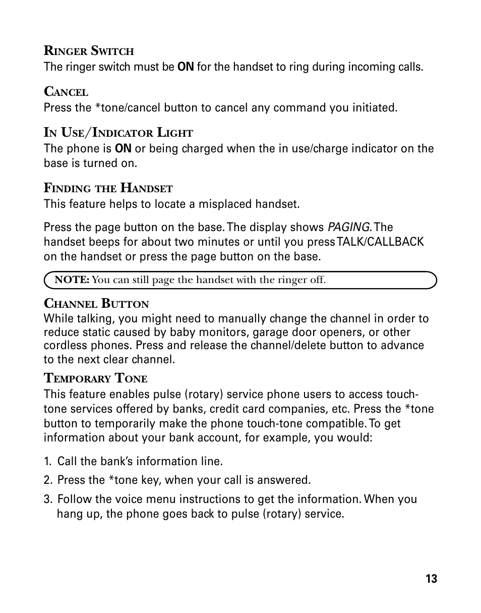 GE 26998 User Manual | Page 13 / 68