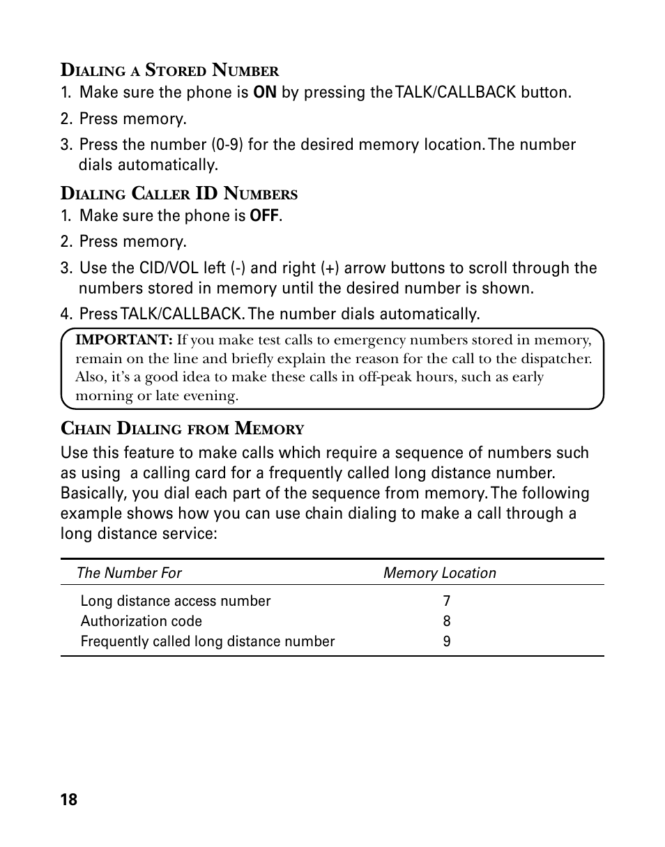 Id n | GE 26998 User Manual | Page 18 / 68