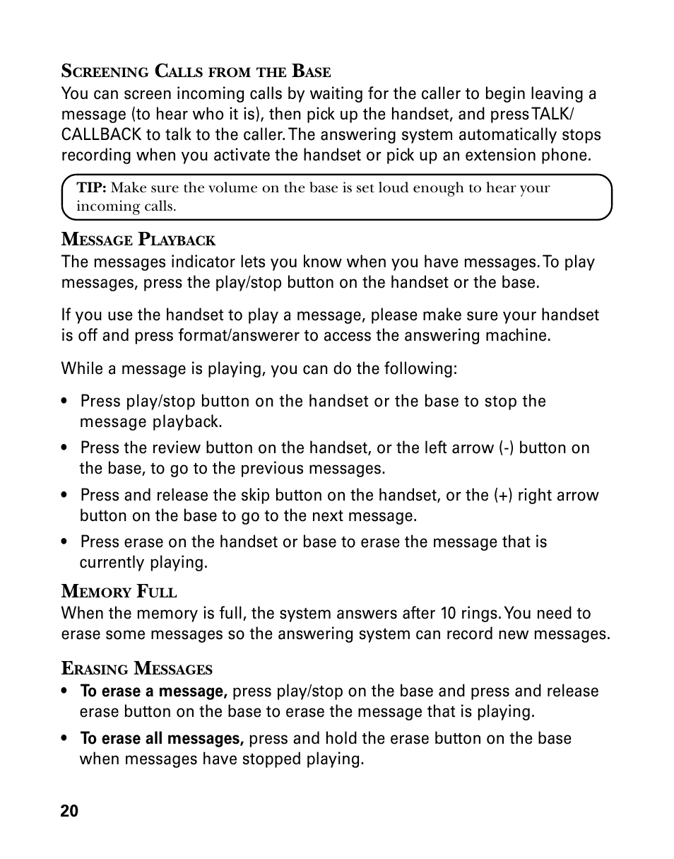 GE 26998 User Manual | Page 20 / 68