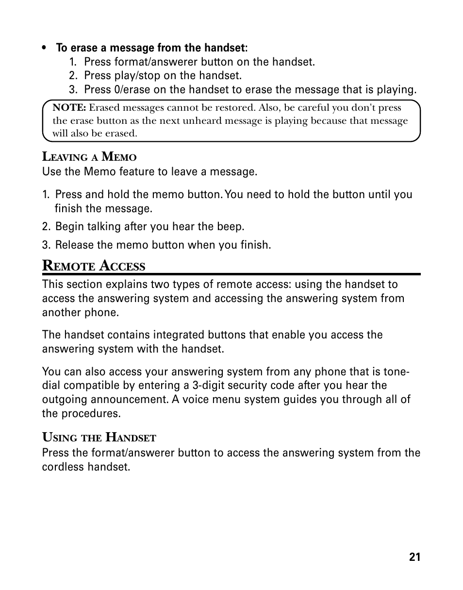 GE 26998 User Manual | Page 21 / 68