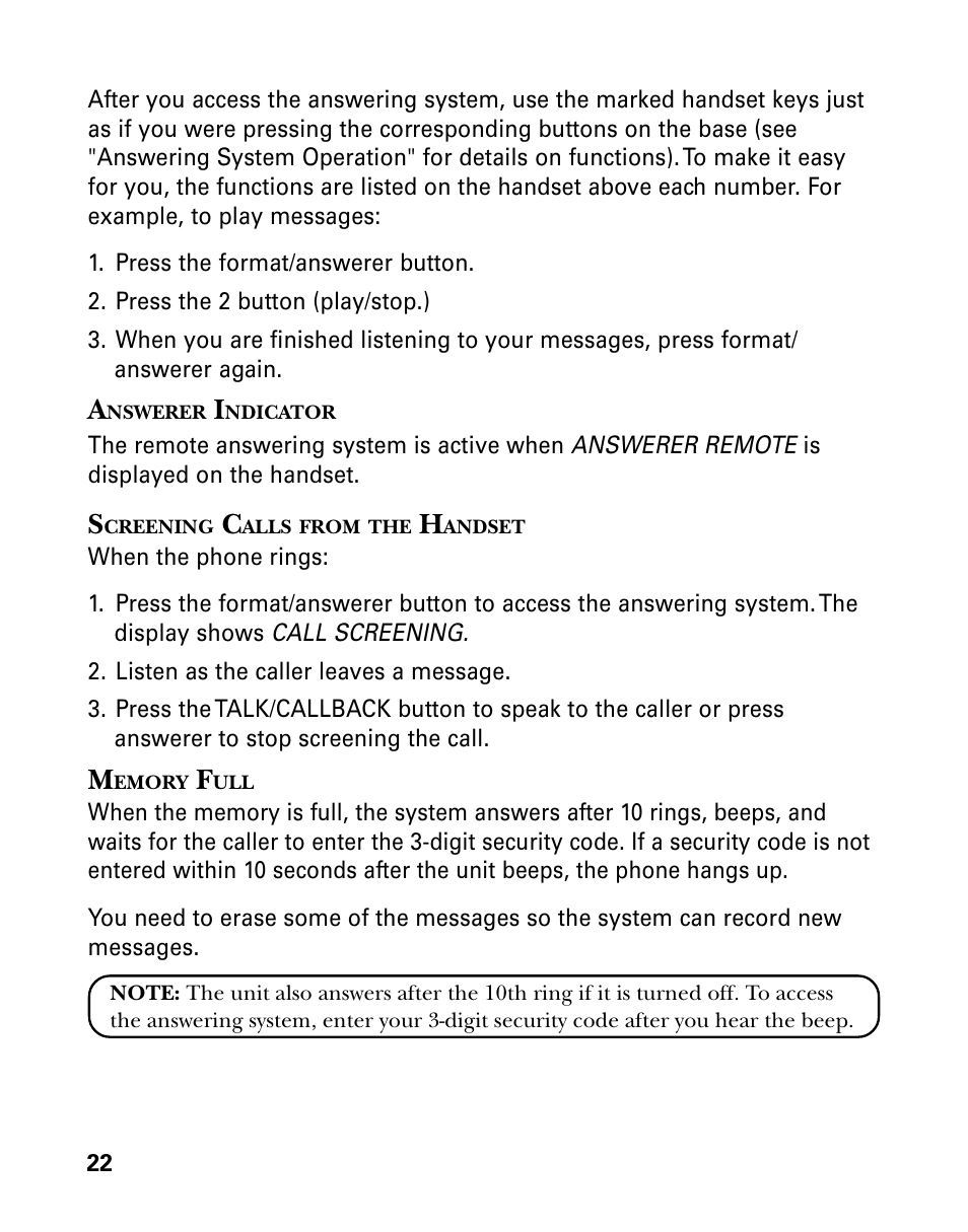 GE 26998 User Manual | Page 22 / 68