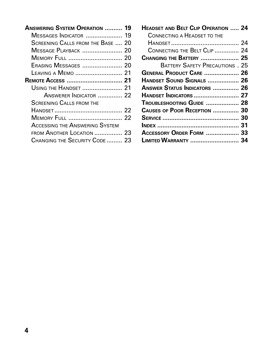 GE 26998 User Manual | Page 4 / 68