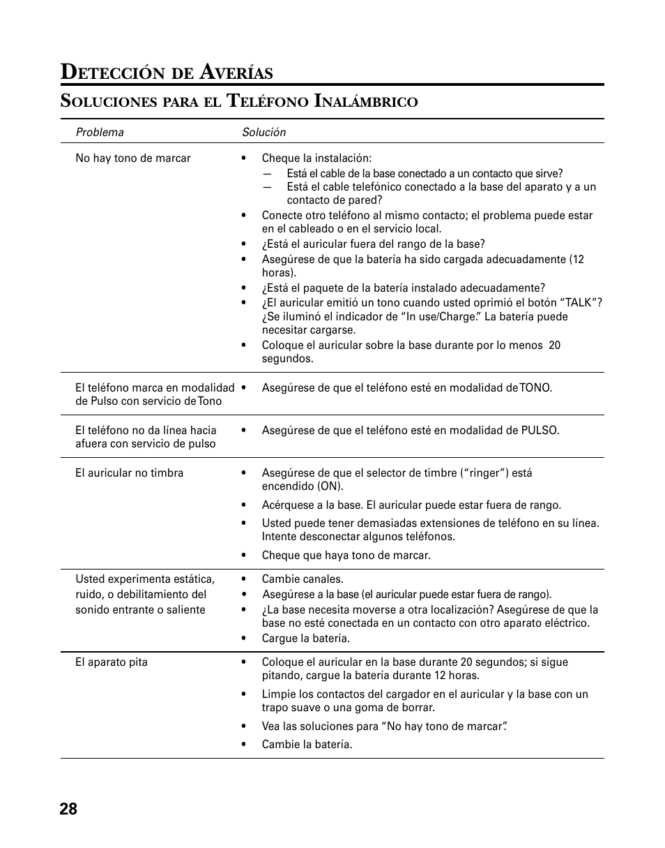 Etección, Verías | GE 26998 User Manual | Page 62 / 68