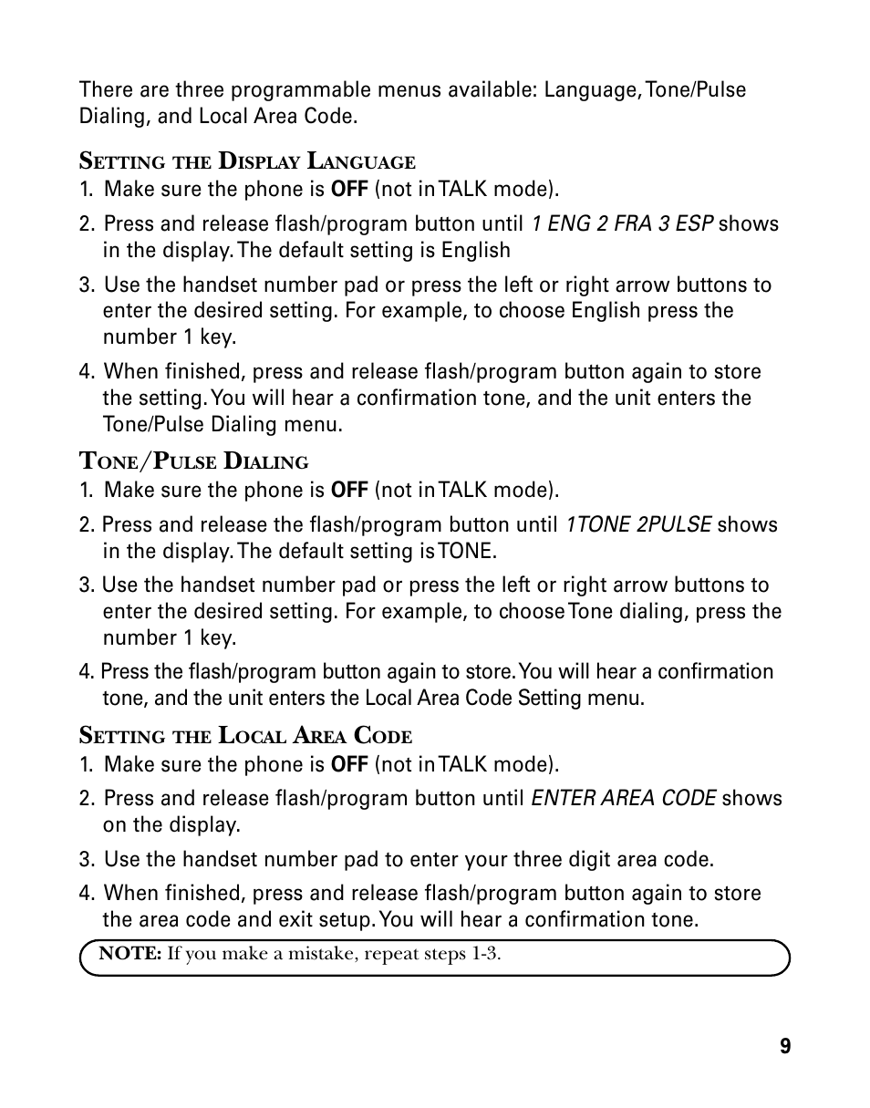 GE 26998 User Manual | Page 9 / 68