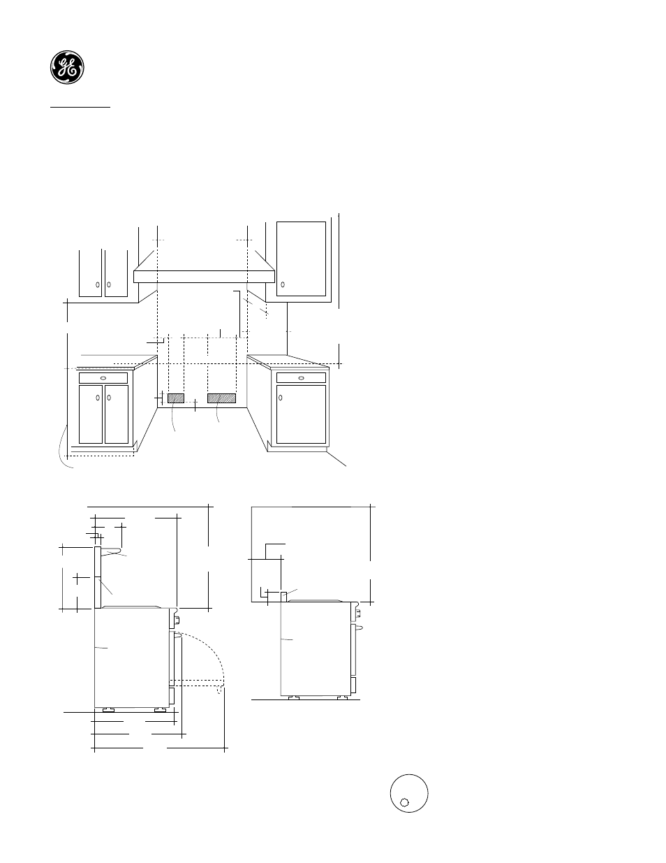 Monogram, Dimensions and specifications (in inches) | GE MONOGRAM ZDP48N6DWSS6 User Manual | Page 2 / 3