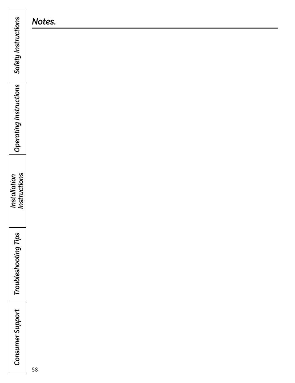 GE C2S980 User Manual | Page 58 / 64