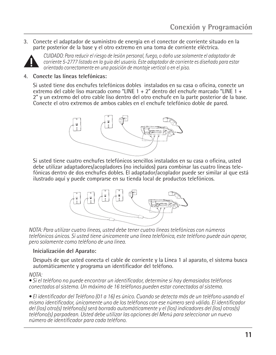 Conexión y programación | GE 25425 User Manual | Page 65 / 108