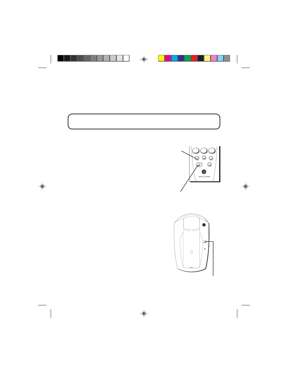 Flash button, Volume button, Ringer switch | Paging the handset | GE 2-9755 User Manual | Page 9 / 20
