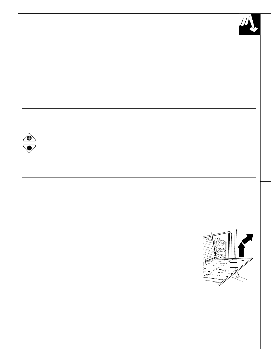 Shelves, Fan , 12, Shelves , 13, 18, 22 | 11 using your oven | GE JGRS14 User Manual | Page 11 / 28