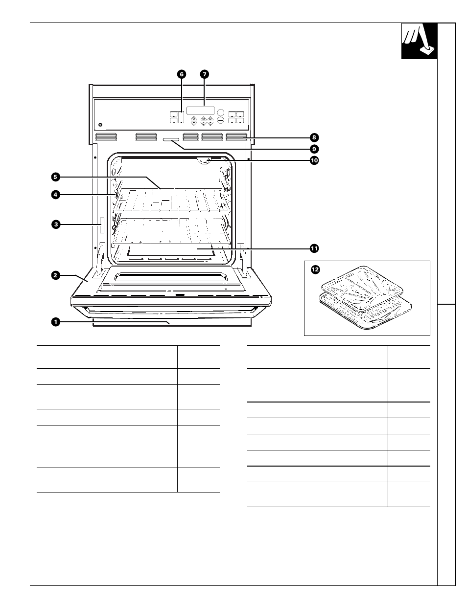 Features, 5features of your oven | GE JGRS14 User Manual | Page 5 / 28
