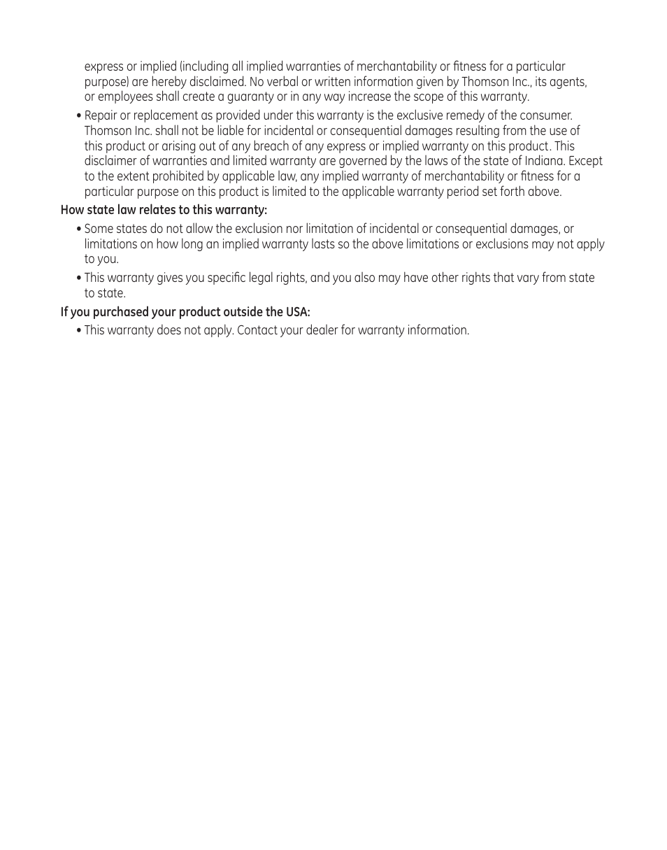 GE 00008005 User Manual | Page 61 / 62