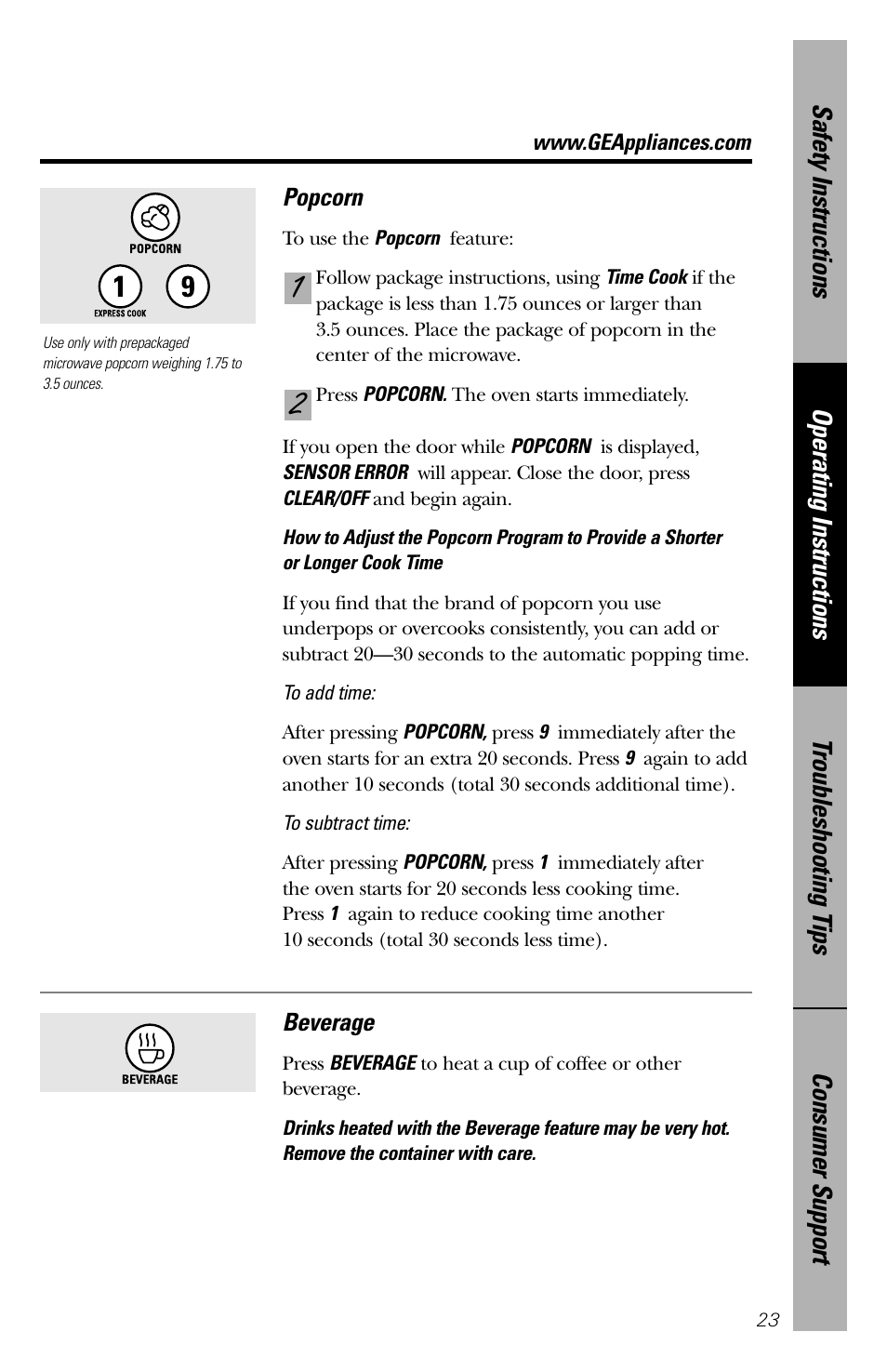 GE 164D3370P211 User Manual | Page 23 / 36